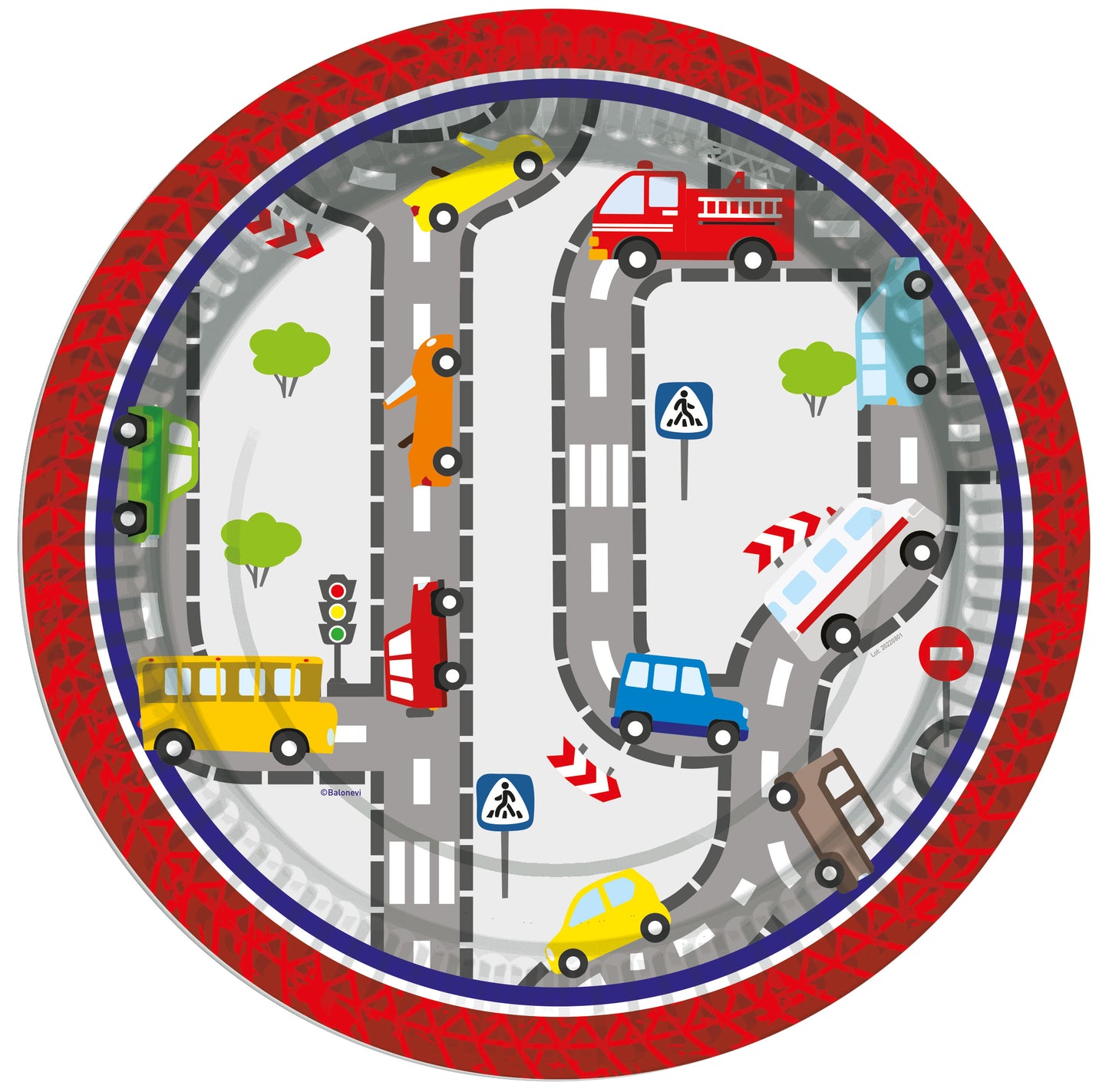 Tanjirići Vozila 23cm 8 kom