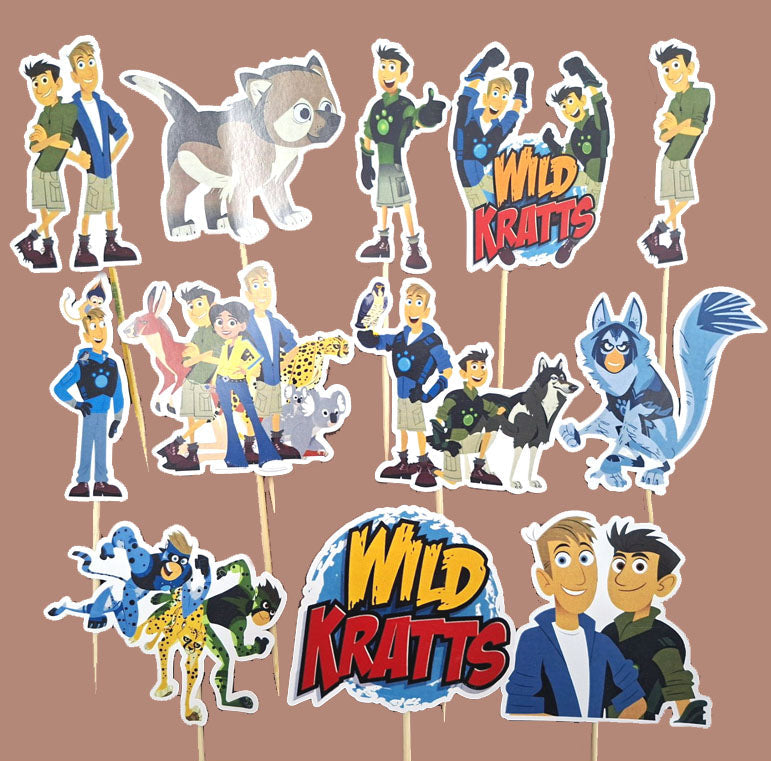 Braca Kret - Wild Kratts - toperi za dekoraciju