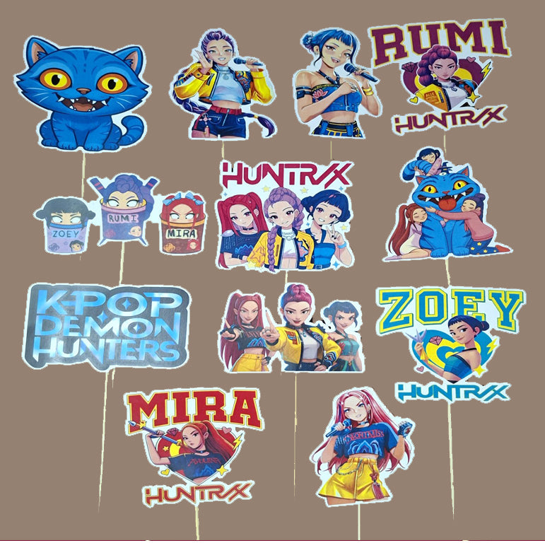 K-Pop Demon Hunters toperi za dekoraciju