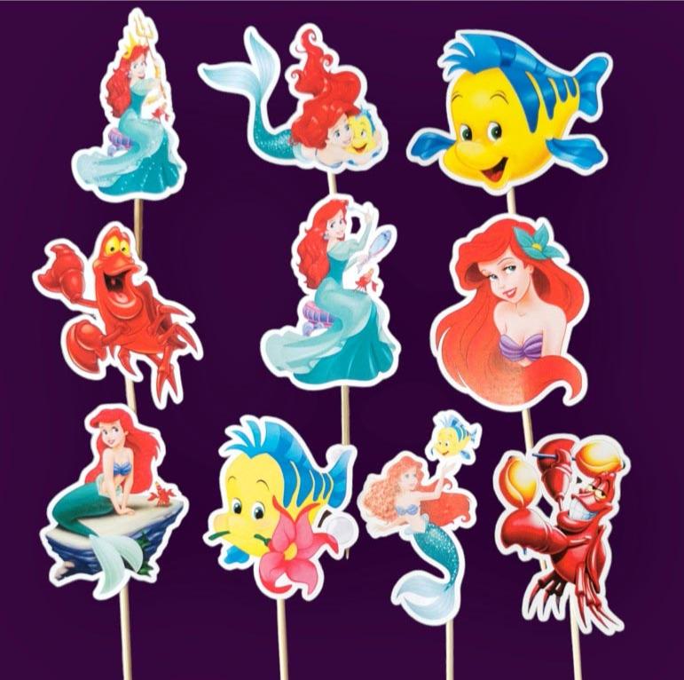 Mala sirena Ariel toperi za dekoraciju
