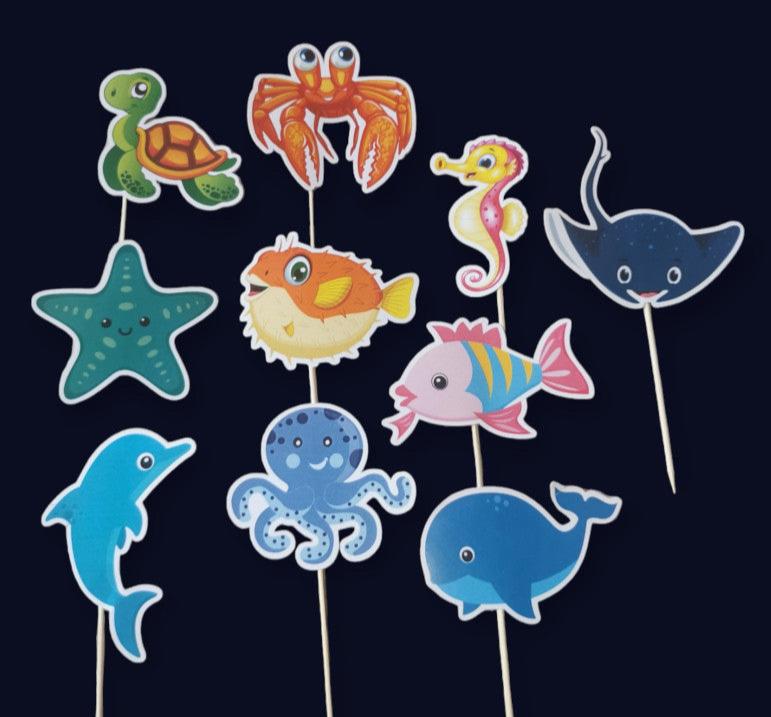Morski svet toperi za dekoraciju
