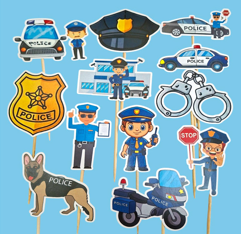 Policija - toperi za dekoraciju