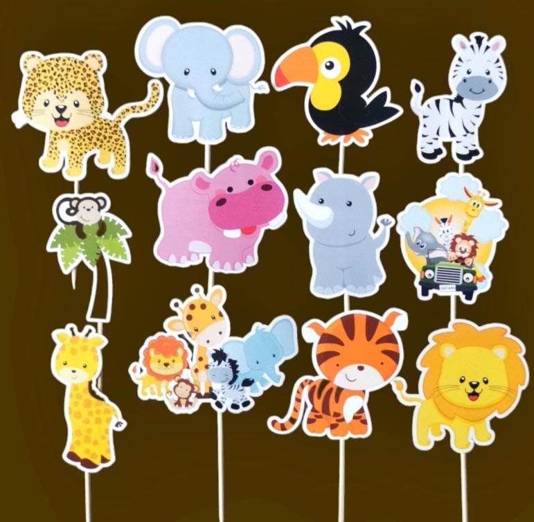 Safari toperi za dekoraciju