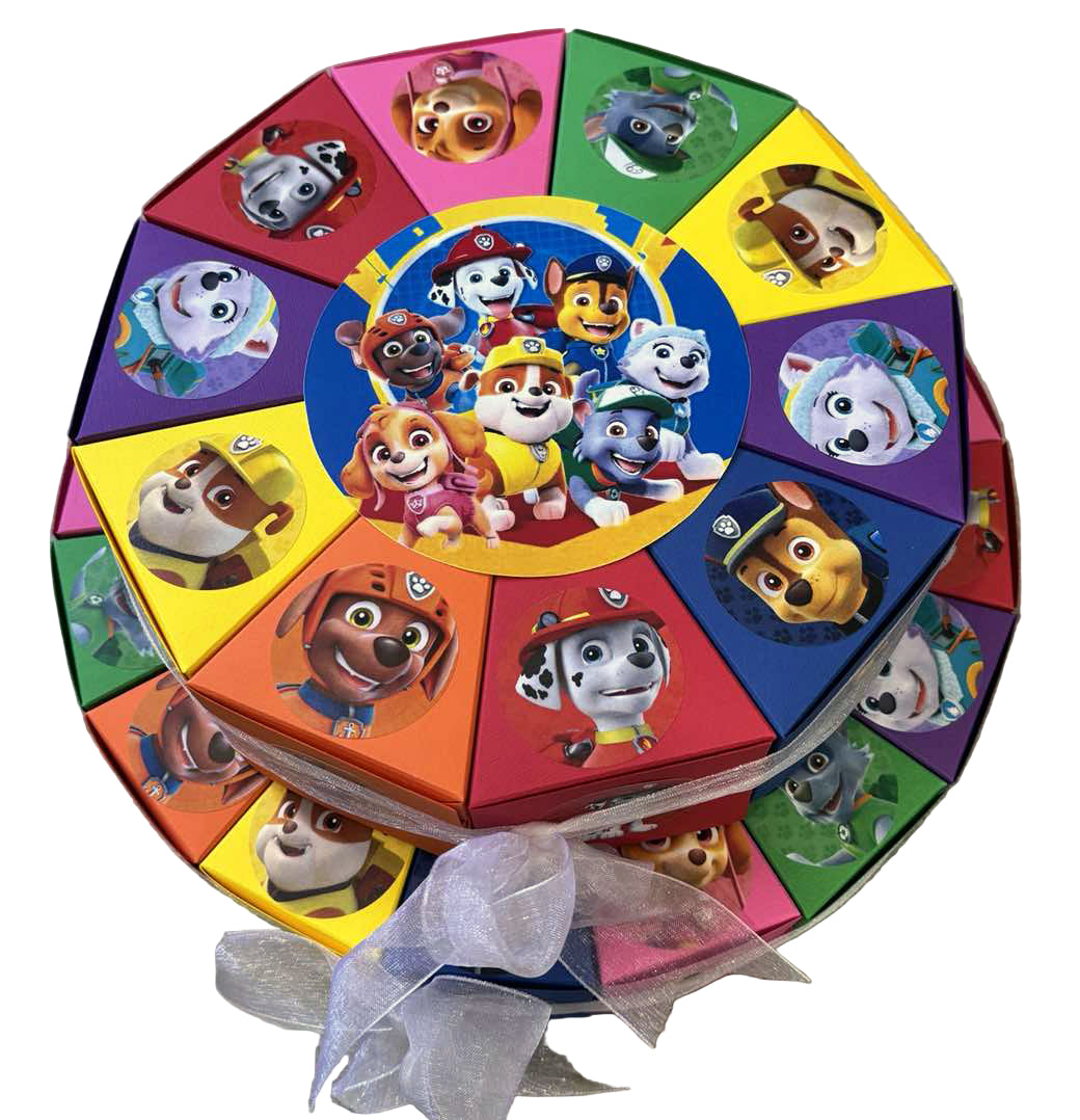 Torta od kartona Paw Patrol svi likovi
