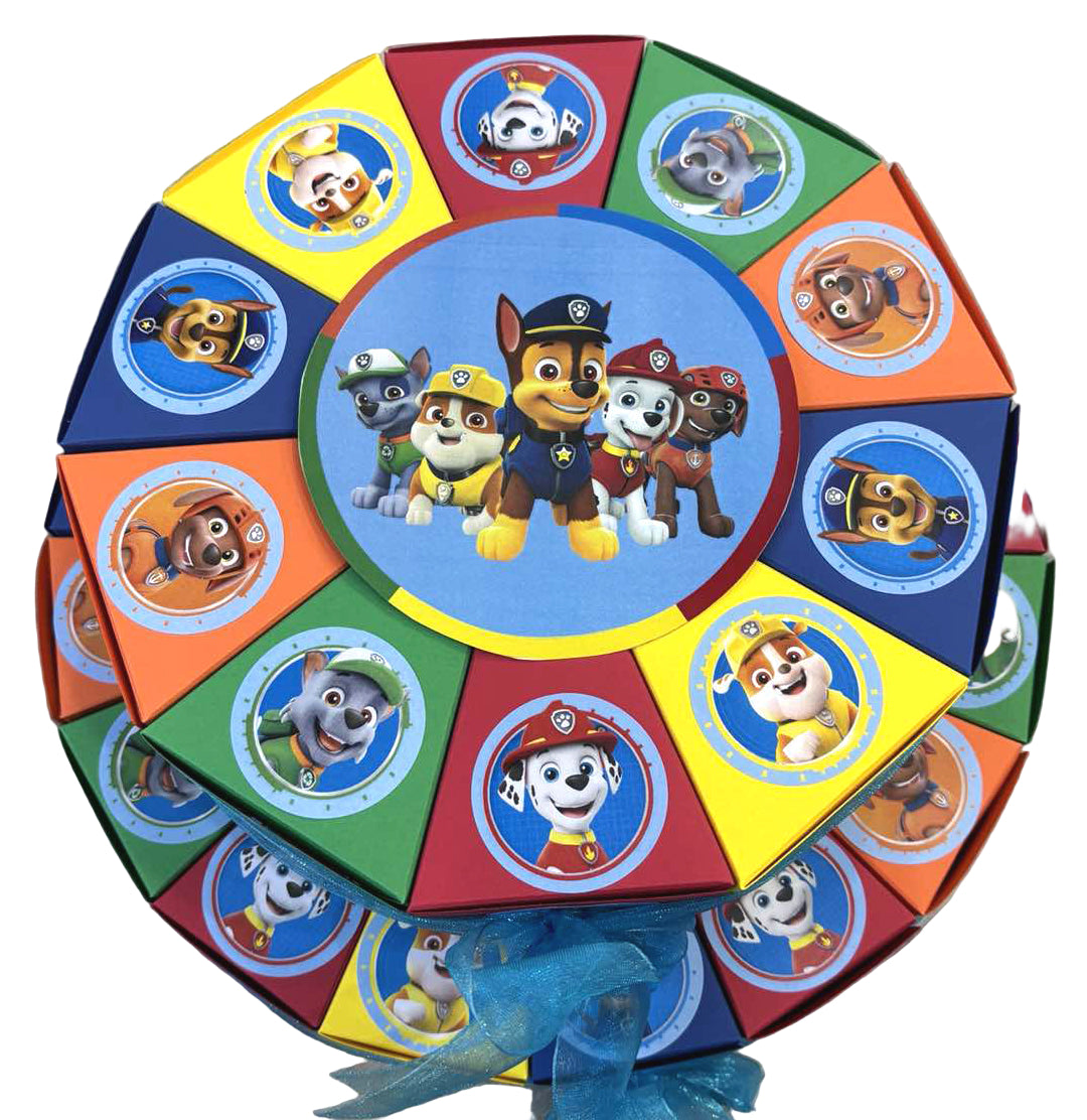 Torta od kartona Paw Patrol muski likovi