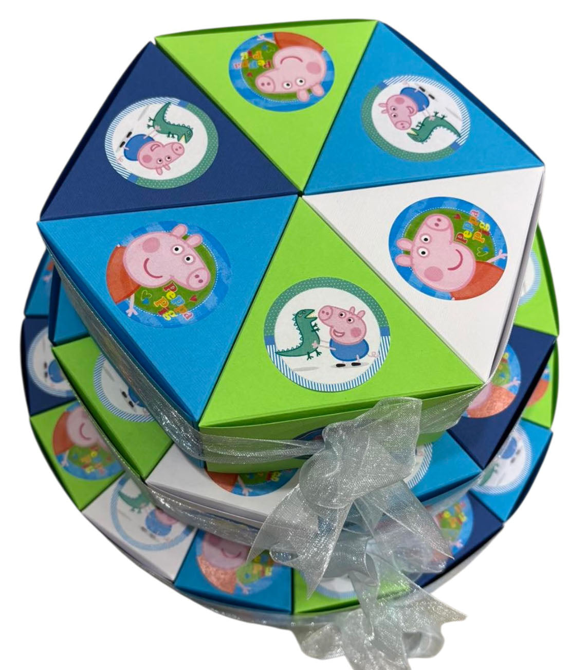 Pepa i Džordž torta od kartona