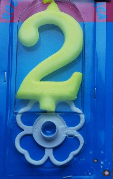 Svećica broj 2 žuta