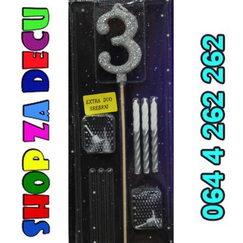 Extra duo broj 3 srebrna