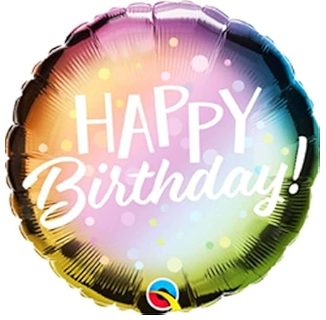 Balon HAPPY BIRTHDAY 46cm helijum