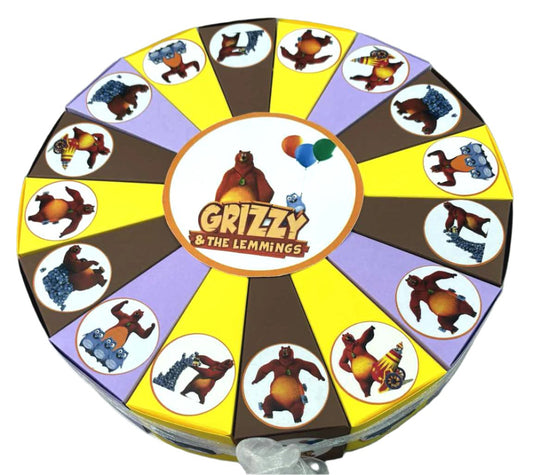 Grizzy/Gricko i lemingsi torta od kartona