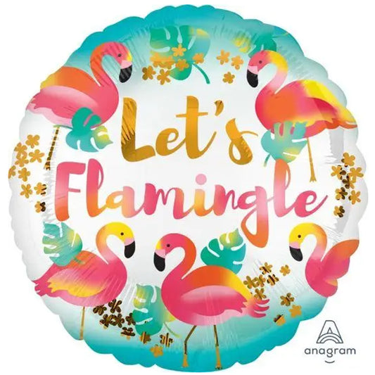 Flamingo - balon sa helijumom