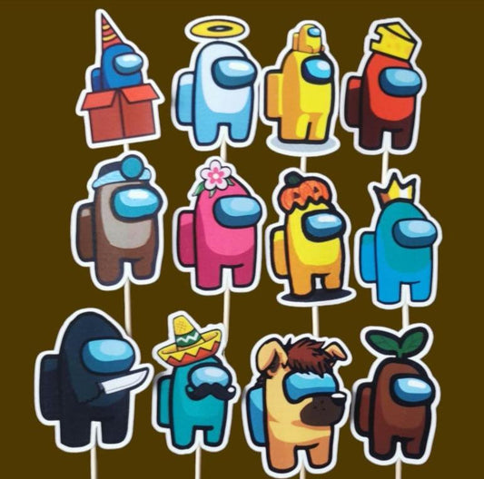 Among Us toperi za dekoraciju