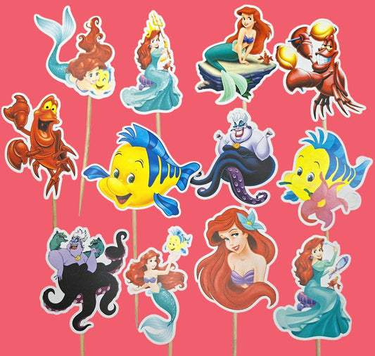 Mala sirena Ariel toperi za dekoraciju