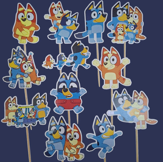 Bluey - toperi za dekoraciju