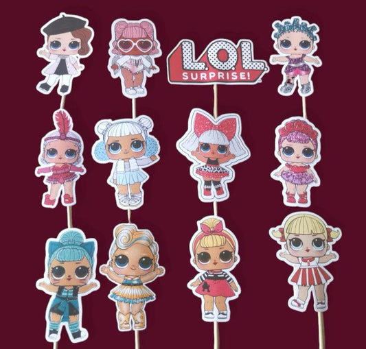 LOL lutkice toperi za dekoraciju