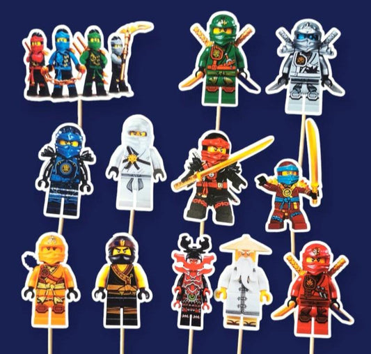 Nindžago toperi za dekoraciju