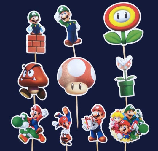 Super Mario toperi za dekoraciju