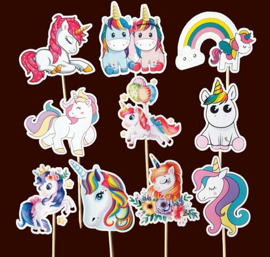 Unicorn toperi za dekoraciju