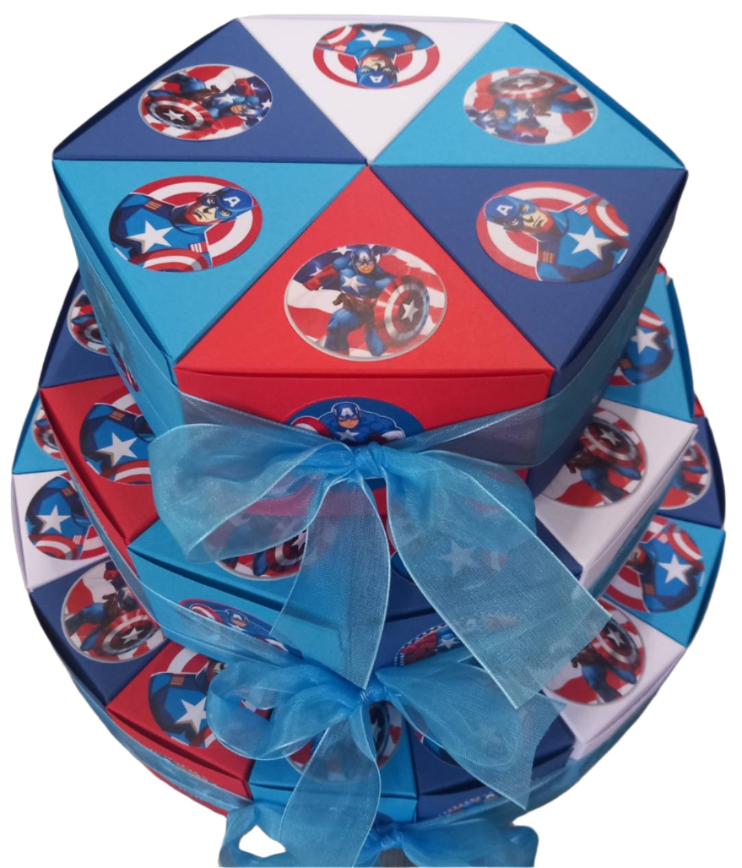 Captain America - Kapetan Amerika torta od kartona