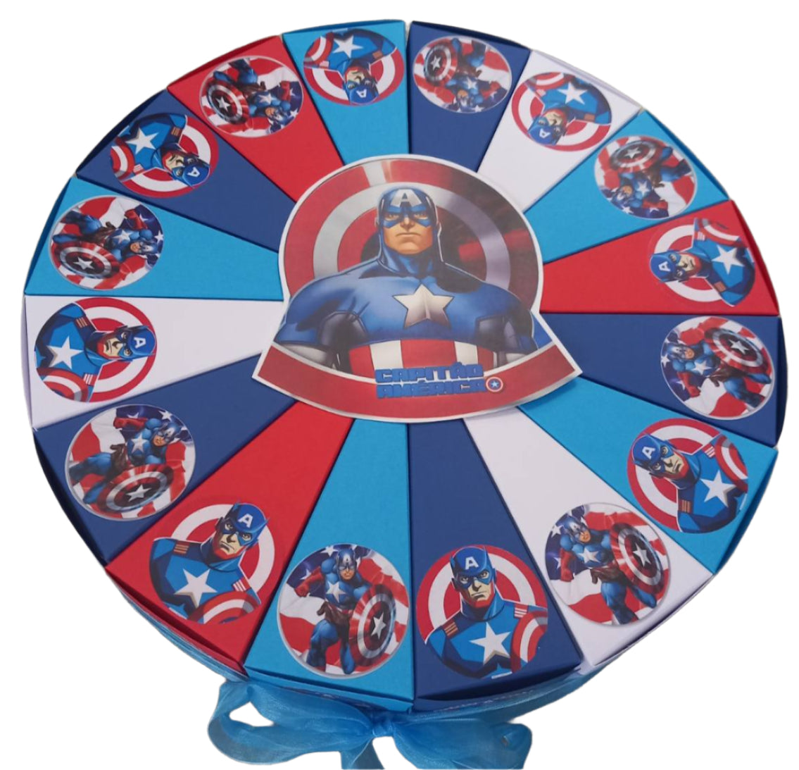 Captain America - Kapetan Amerika torta od kartona