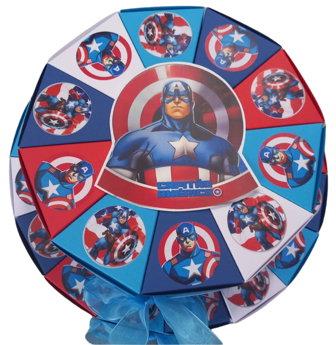 Captain America - Kapetan Amerika torta od kartona