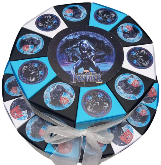 Black panther/Crni panter torta od kartona