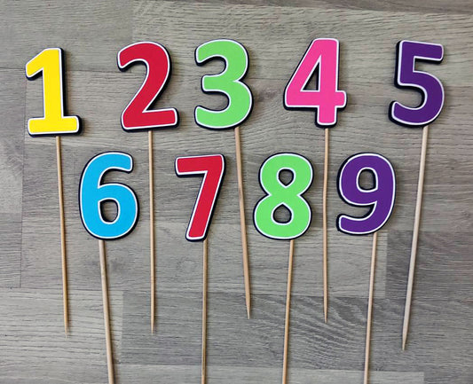 Toperi za dekoraciju - brojevi