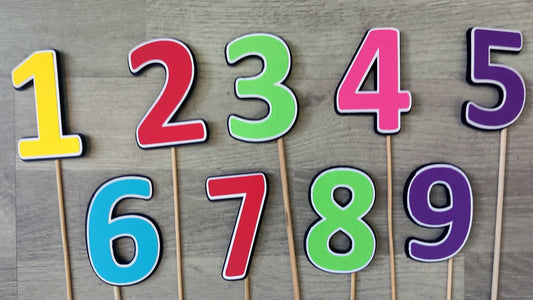 Toperi za dekoraciju - brojevi