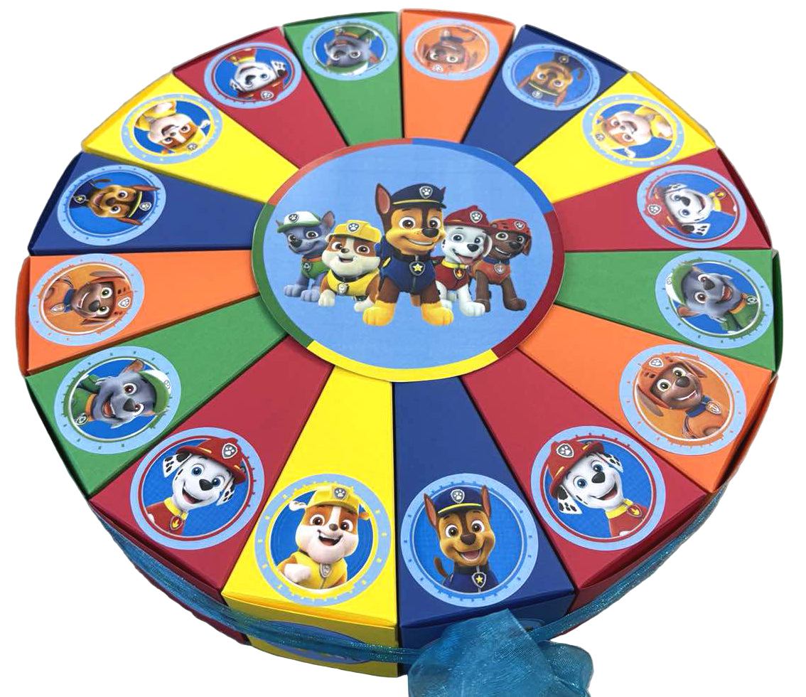 Torta od kartona Paw Patrol muski likovi