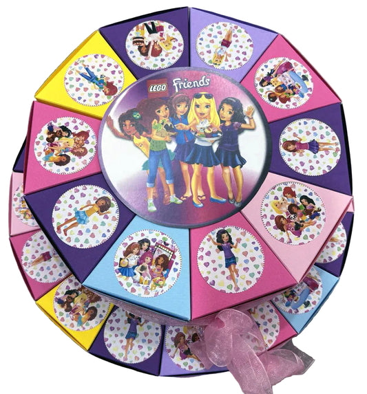 Torta od kartona Lego friends
