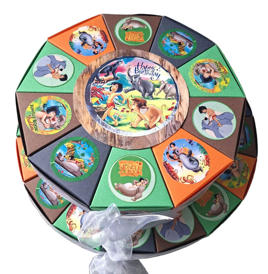 Torta od kartona Knjiga o džungli - The jungle book