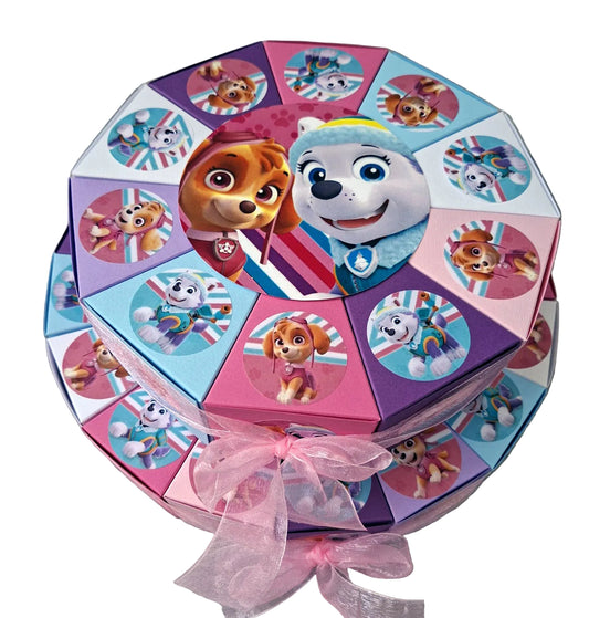 Torta od kartona Paw Patrol zenski likovi