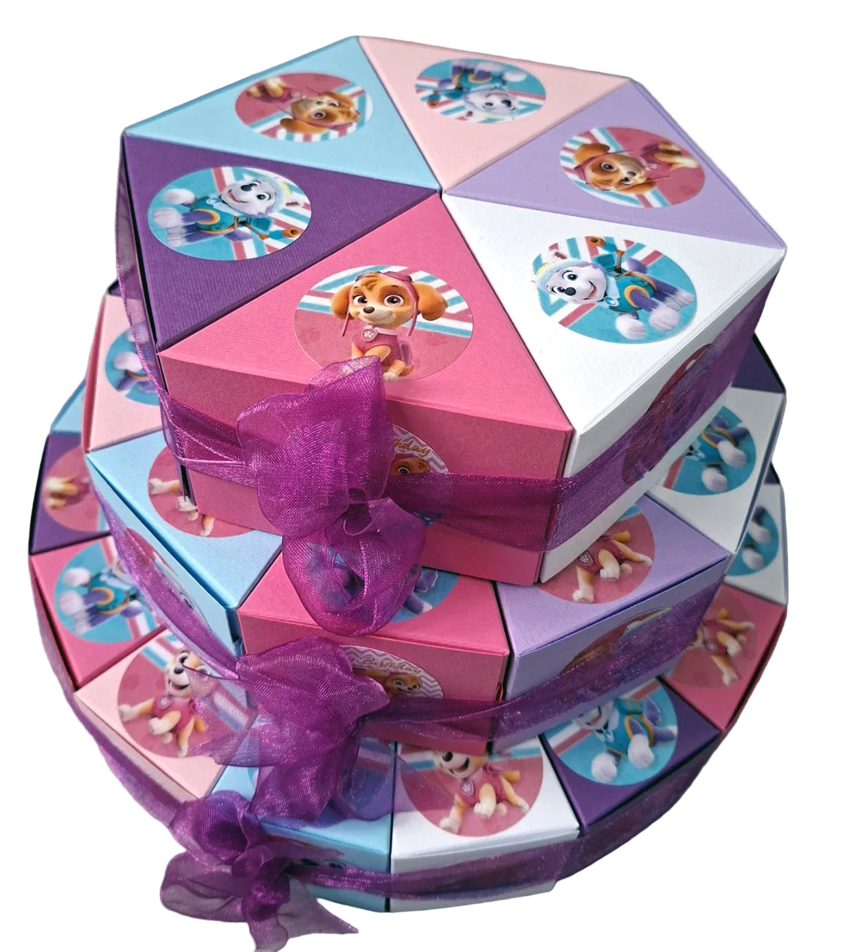 Torta od kartona Paw Patrol zenski likovi