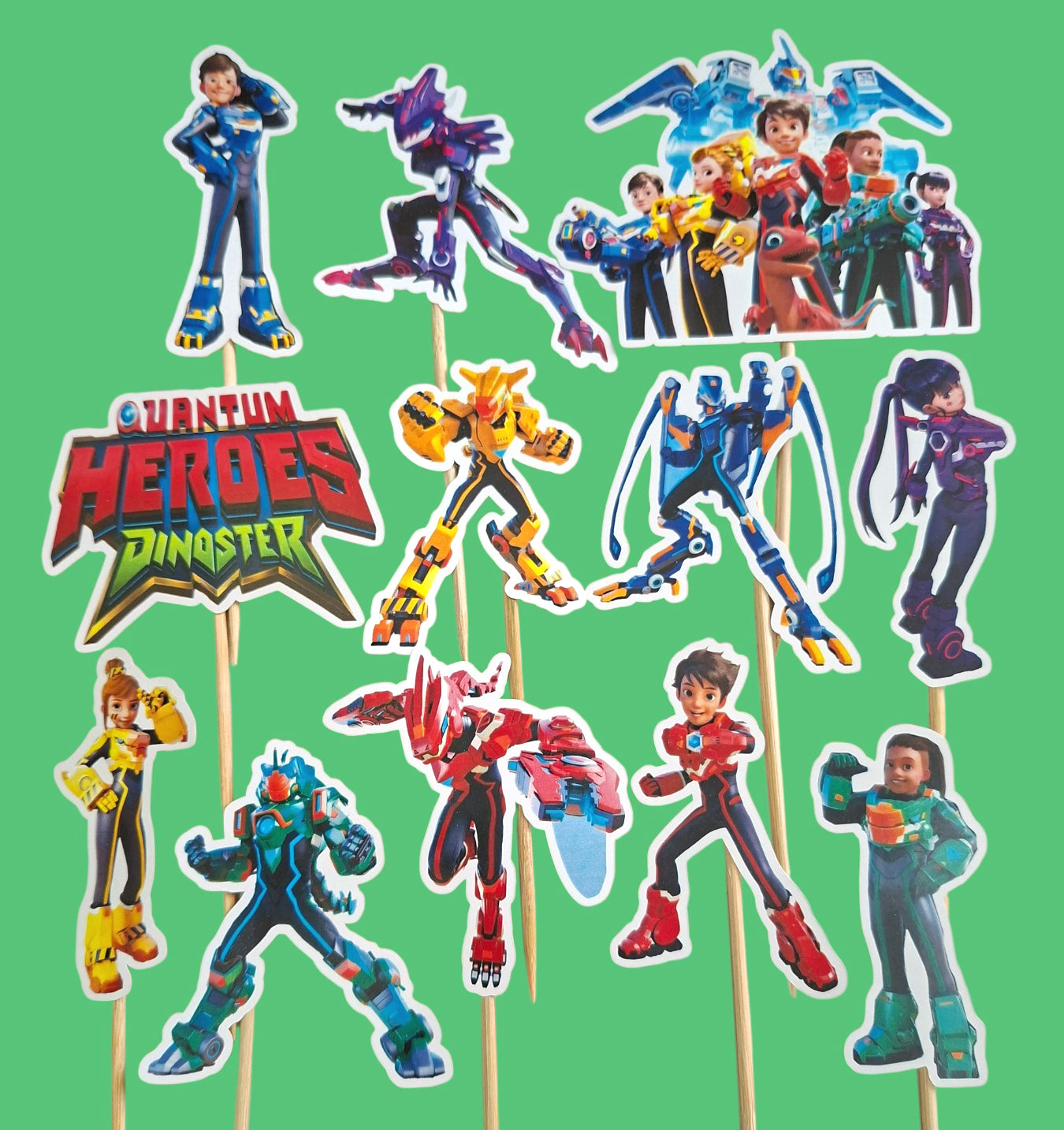 Quantum Heroes Dinoster toperi za dekoraciju