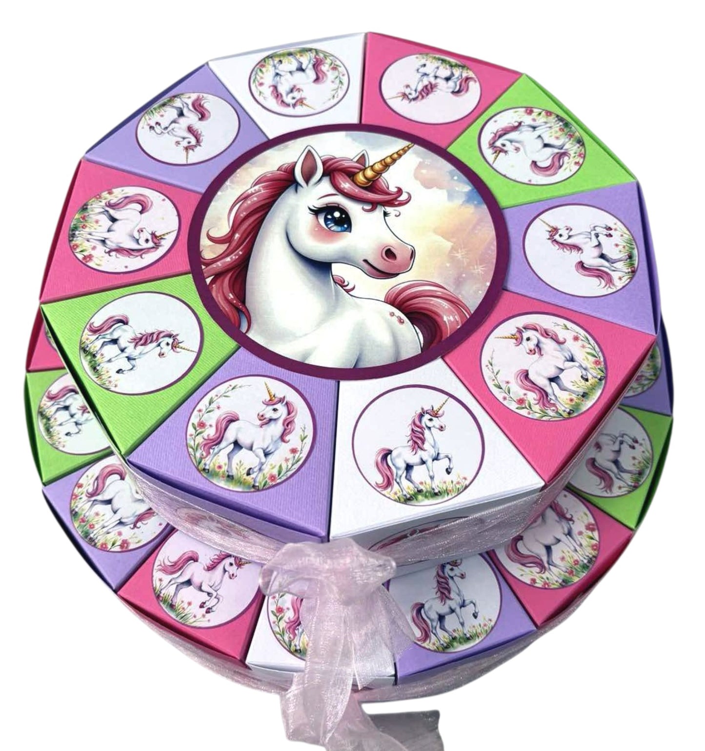 Jednorog / Unicorn torta od kartona