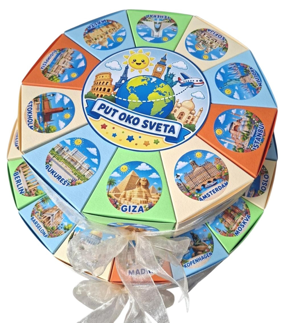 Torta od kartona Put oko sveta