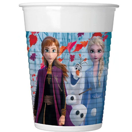 Čaše Frozen 2 plastične 200ml 8 kom