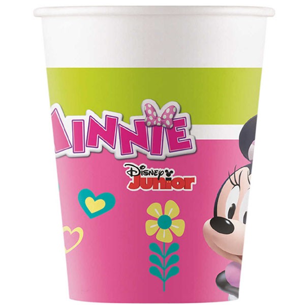 Čaše Minnie Mouse kartonske 200ml 8 kom