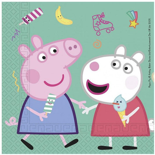 Salvete Peppa Pig 33x33cm 20 kom