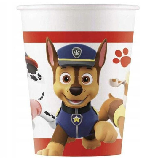 Čaše Paw Patrol kartonske 200ml 8 kom