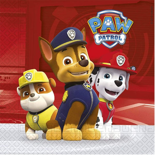 Salvete Paw Patrol 33x33cm 8 kom