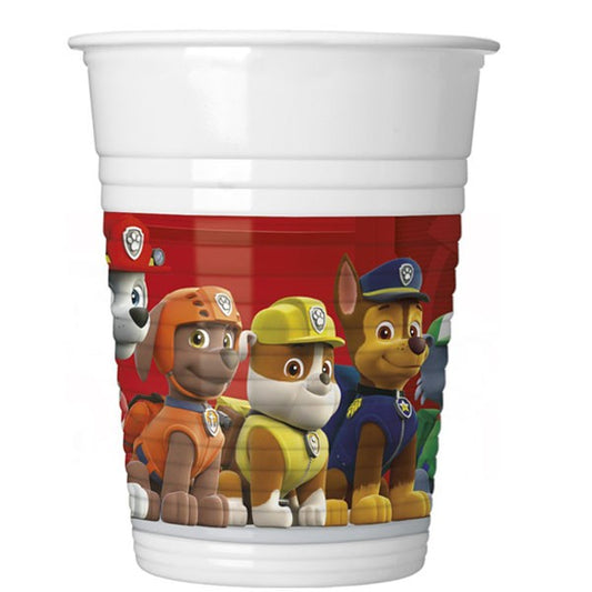 Čaše Paw Patrol plastične 200ml 8 kom