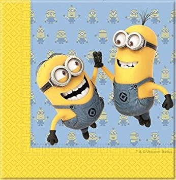 Salvete Minions Lovely 33x33 20 kom