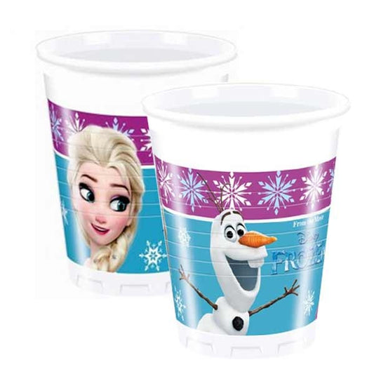 Čaše Frozen plastične 200ml 8 kom