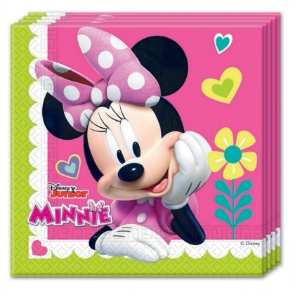 Salvete Minnie Mouse 33x33cm 20 kom