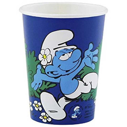 Čaše Smurfs kartonske 200ml 8 kom