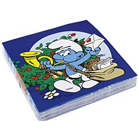 Salvete Smurfs 33x33cm 8 kom