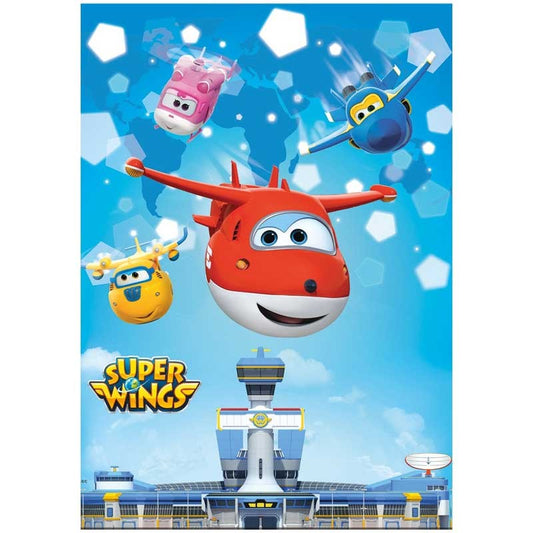 Stoljnjak Super Wings PVC 180x120cm