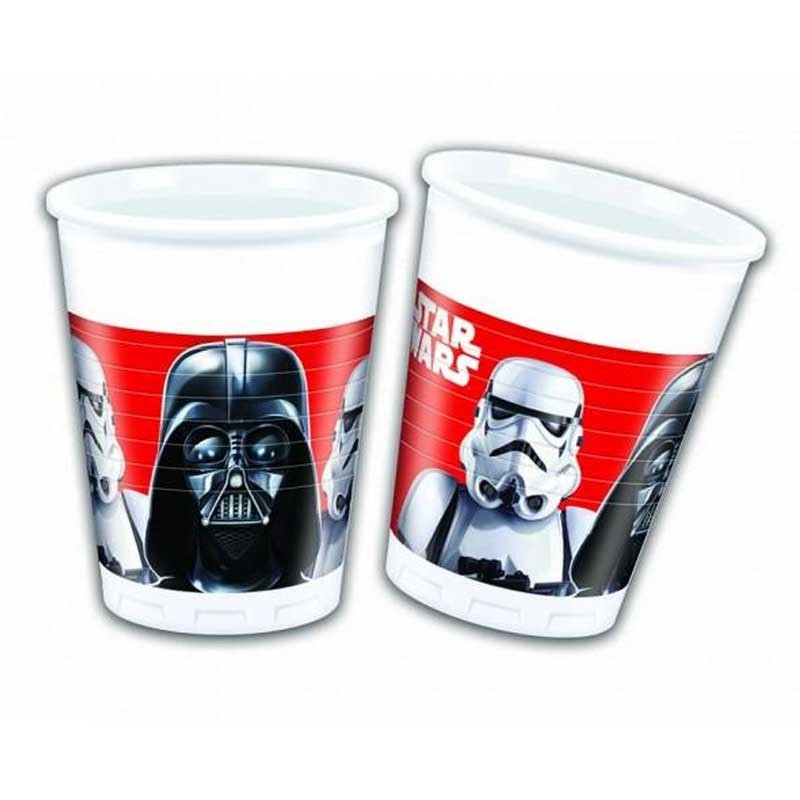 Čaše Star Wars plastične 200ml 8 kom