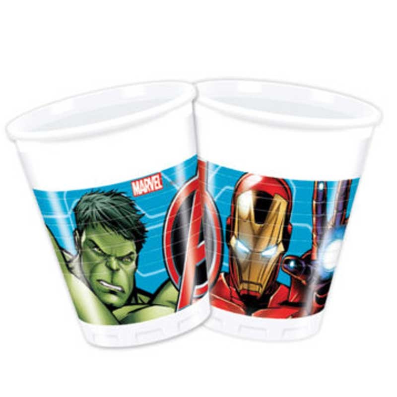 Čaše Avengers plastične 200ml 8 kom